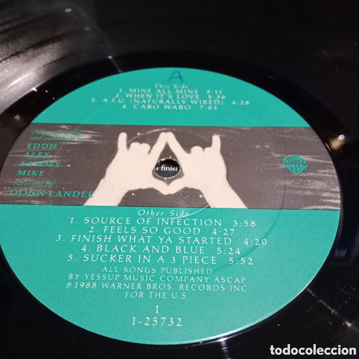 Discos de vinilo: VAN HALEN - OU812 - LP - Foto 7
