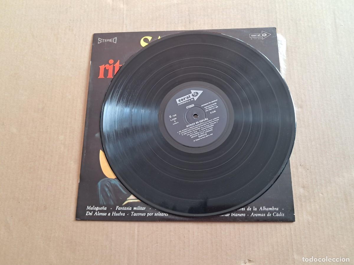 Discos de vinilo: SABICAS - RITMOS DE ESPA&Ntilde;A LP 1970 - Foto 2