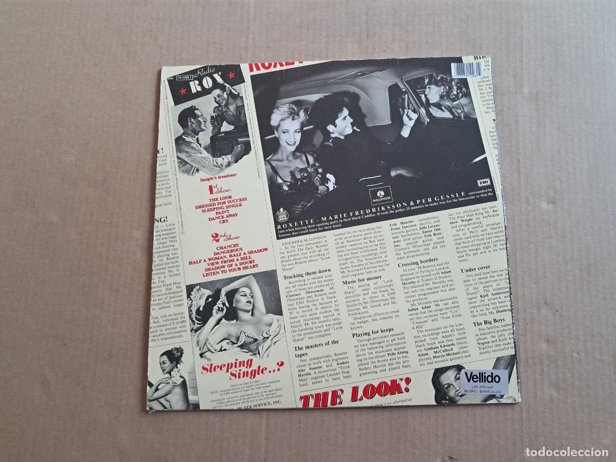 Discos de vinilo: ROXETTE - LOOK SHARP ! LP 1988 EDICION ESPA&Ntilde;OLA - Foto 3