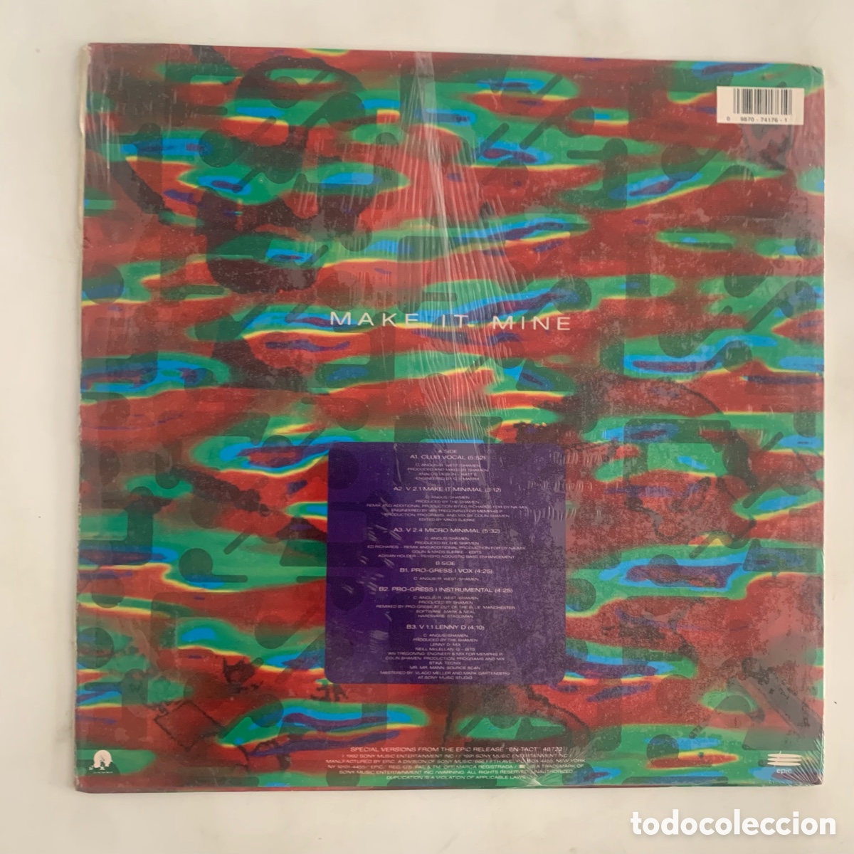 Discos de vinilo: MAXI 12 The Shamen &ndash; Make It Mine DE 1992 - Foto 2