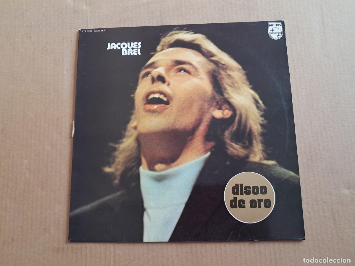 Discos de vinilo: JACQUES BREL - DISCO DE ORO LP 1976 EDICION ESPA&Ntilde;OLA - Foto 1