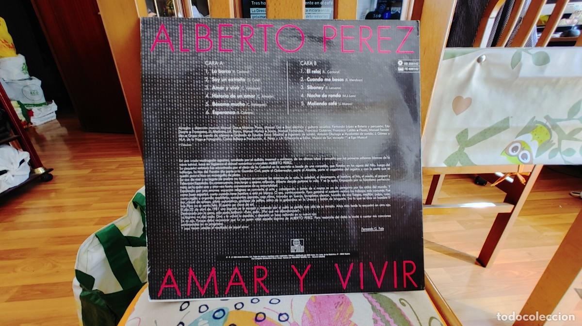 Discos de vinilo: ALBERTO PEREZ-LP AMAR Y VIVIR-NUEVO - Foto 2