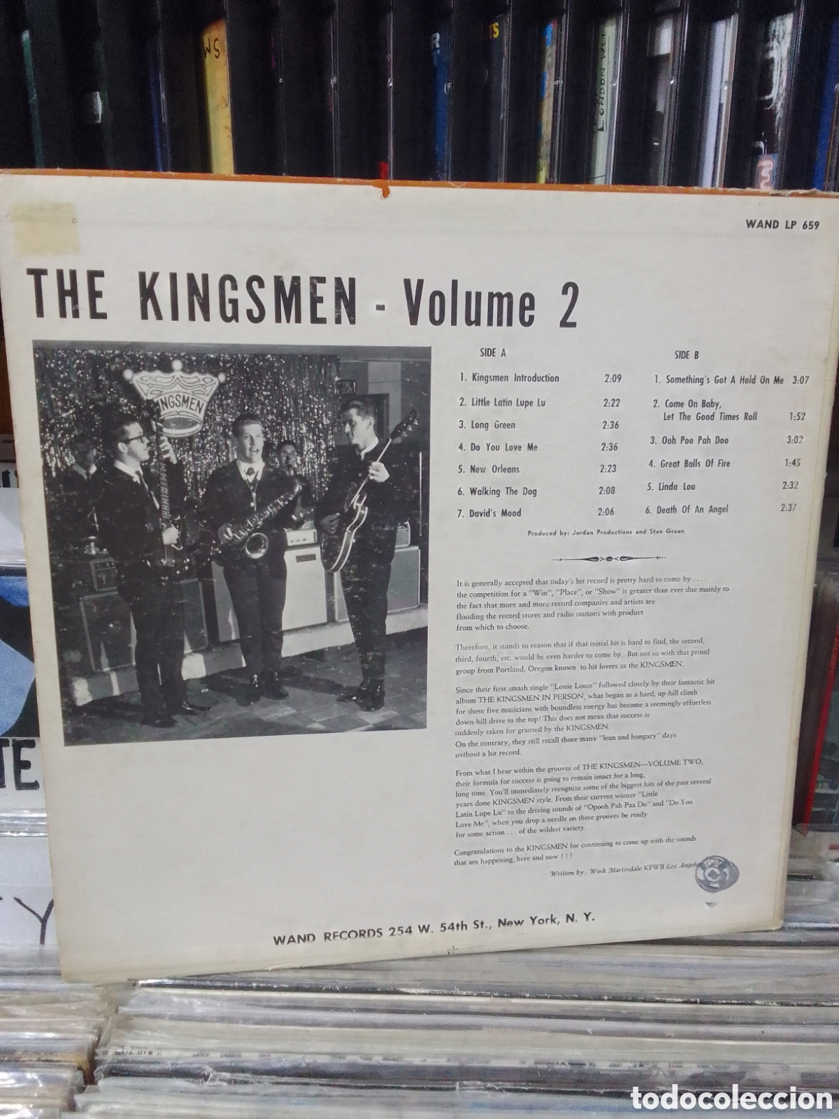 Discos de vinilo: The kingsmen volume II - Foto 2
