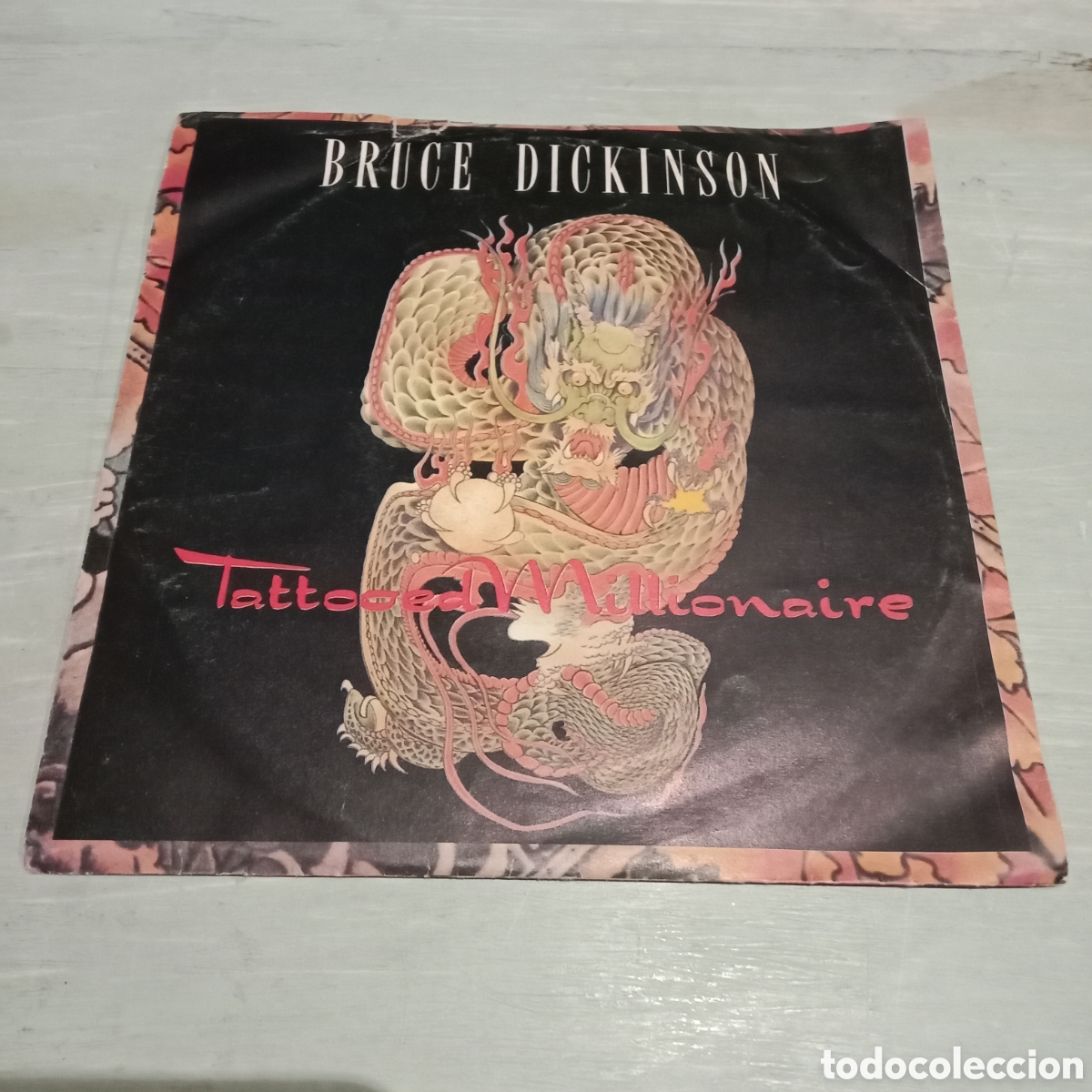 Discos de vinilo: BRUCE DICKINSON - TATTOOED MILLONAIRE - SINGLE 7&rdquo; - Foto 1