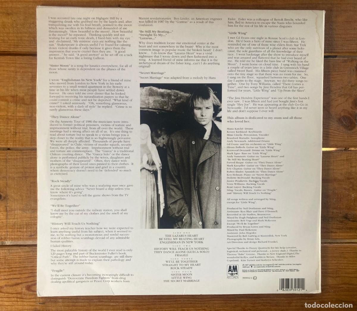 Discos de vinilo: STING - NOTHING LIKE THE SUN - Foto 5