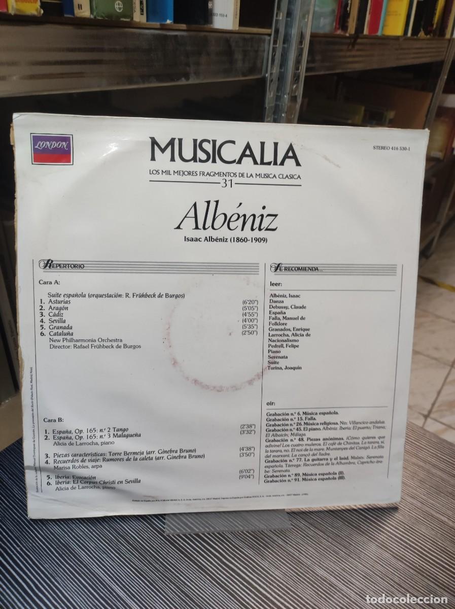 Discos de vinilo: Musicalia 31. Albeniz - Foto 2