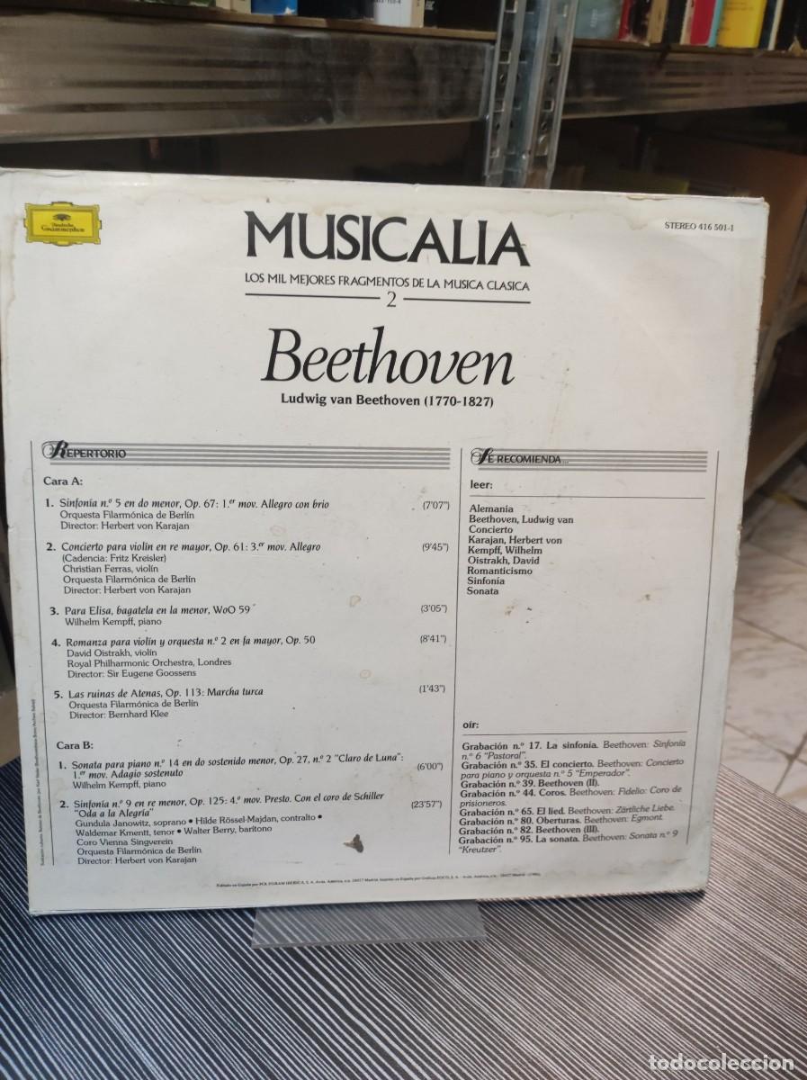 Discos de vinilo: Musicalia 2. Beethoven - Foto 2