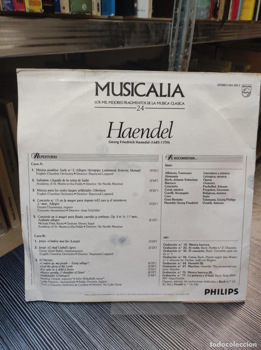Discos de vinilo: Musicalia 24. Haendel - Foto 2