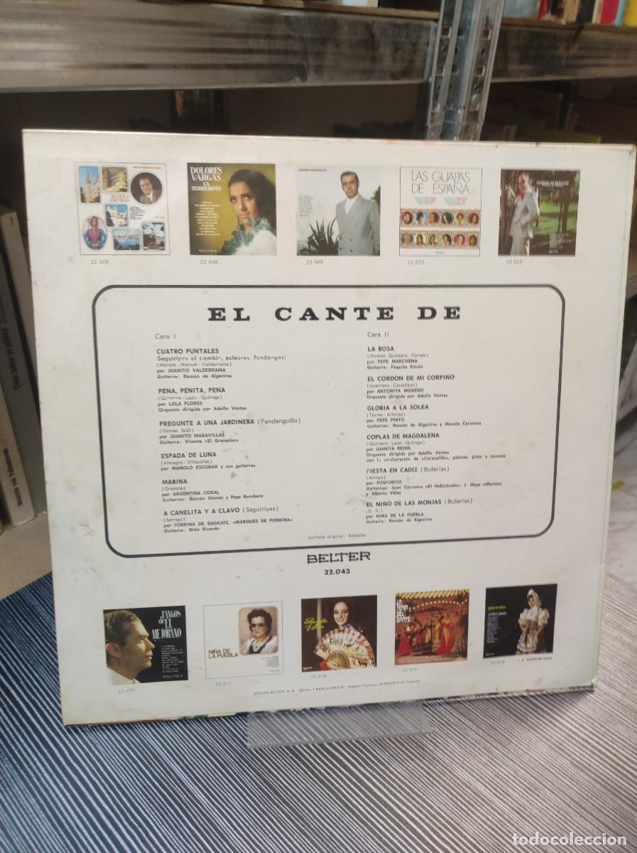 Discos de vinilo: El Cante De... FLAMENCO - Foto 2