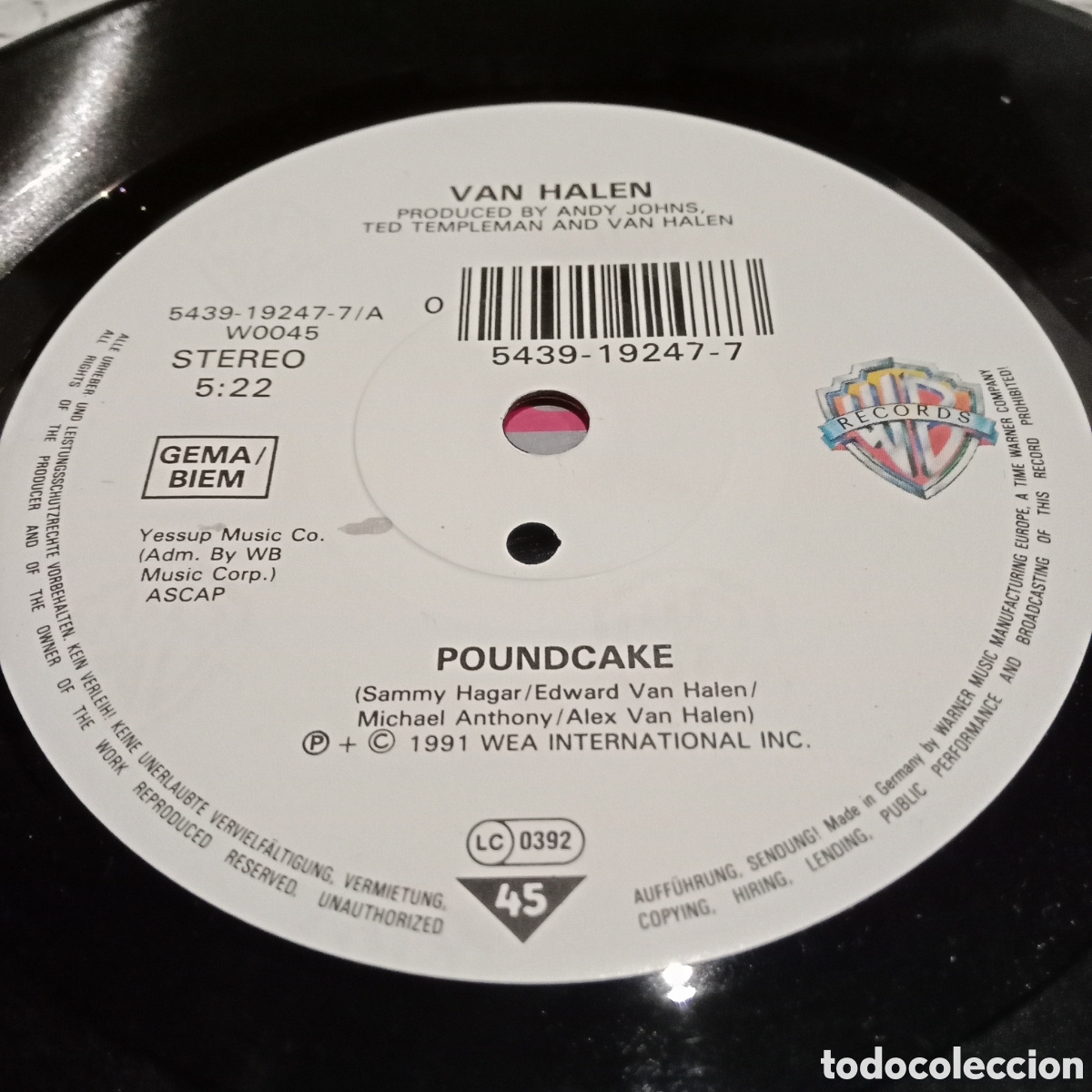 Discos de vinilo: LOTE VAN HALEN - 3 SINGLE 7&rdquo; - Foto 3