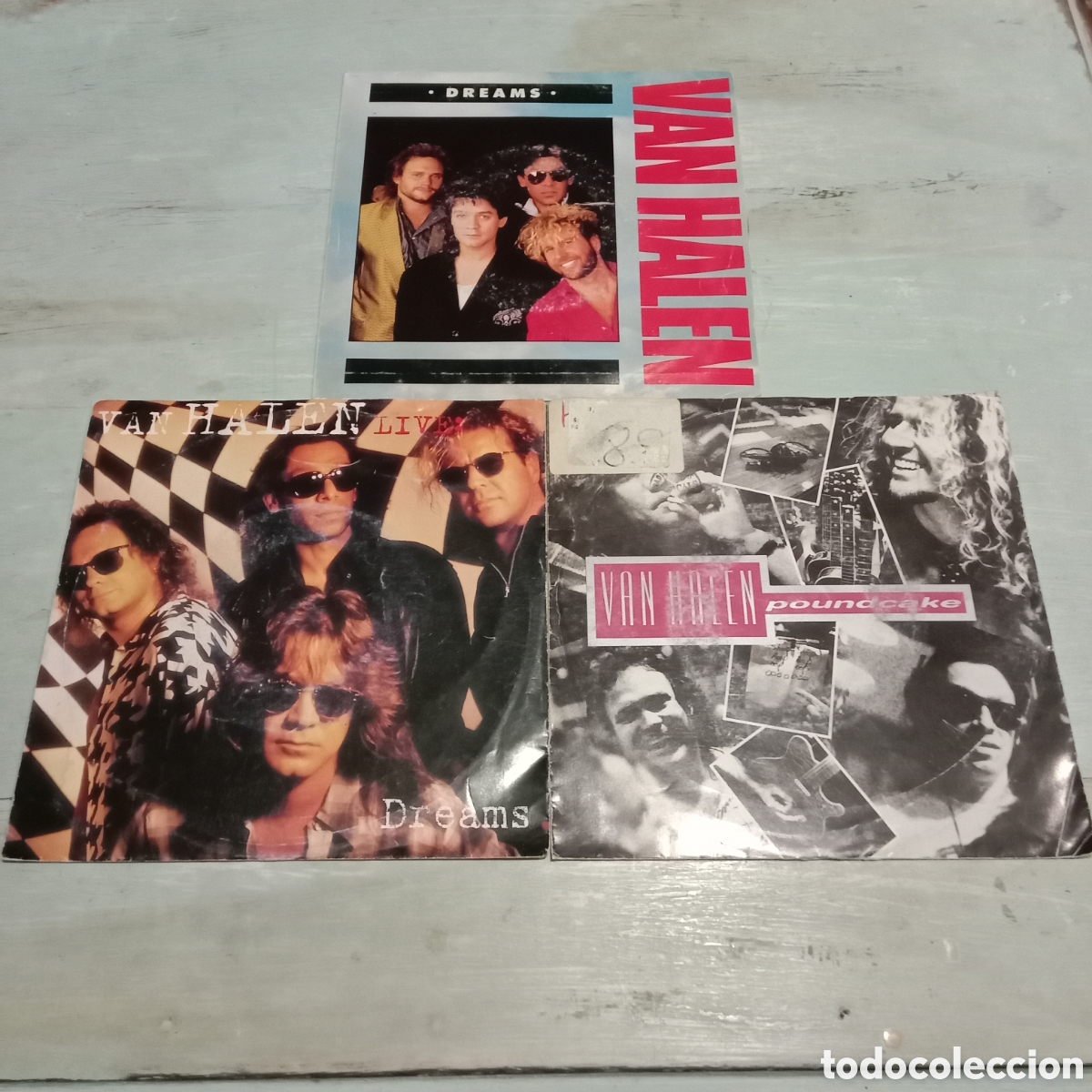 Discos de vinilo: LOTE VAN HALEN - 3 SINGLE 7&rdquo; - Foto 1