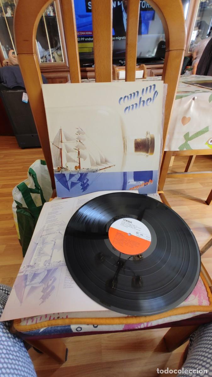 Discos de vinilo: ESQUIROLS-LP COM UN ANHEL-LETRAS-NUEVO - Foto 1