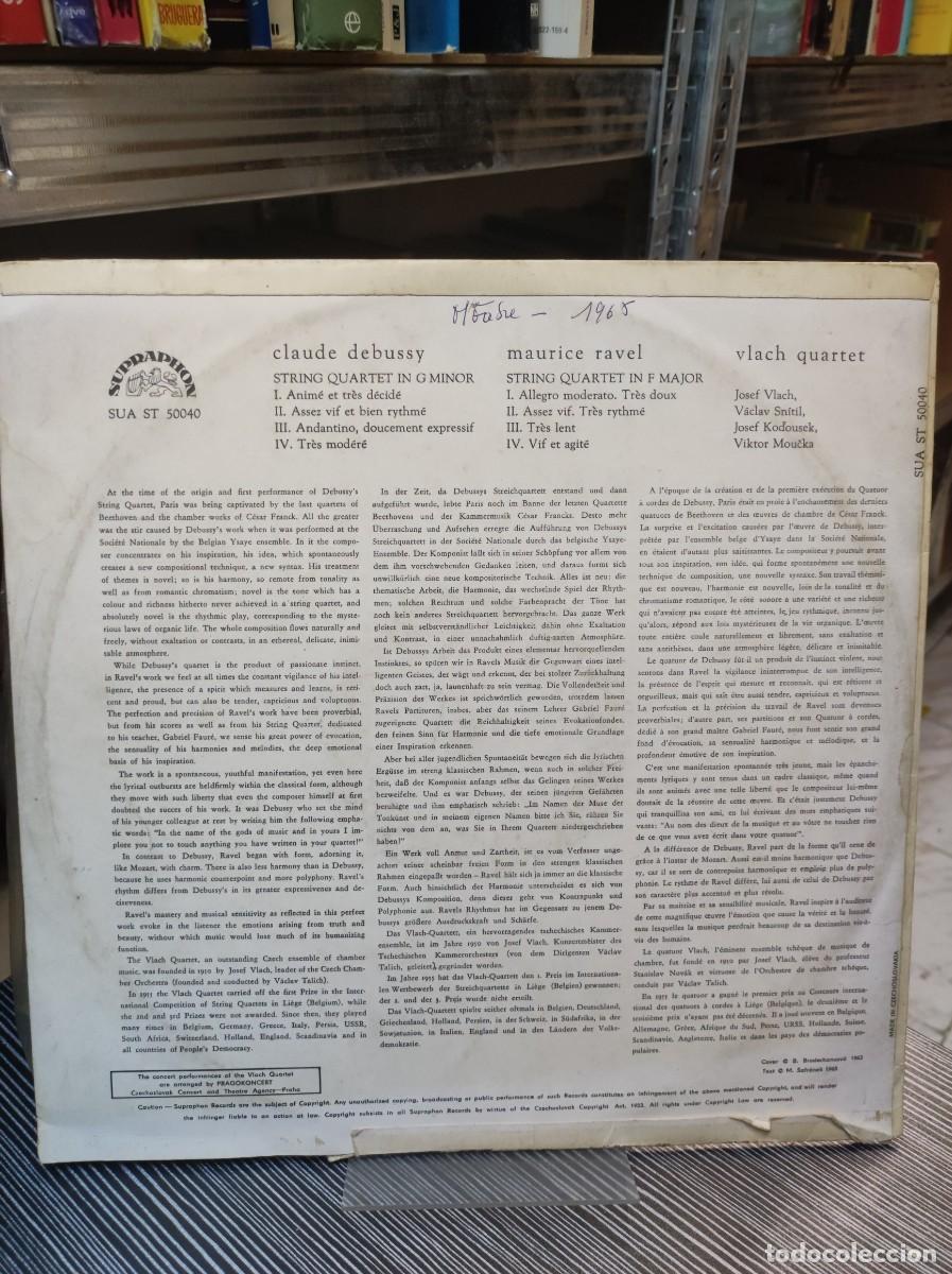 Discos de vinilo: Debussy / Ravel Played By Vlach Quartet &ndash; String Quartets - Foto 2
