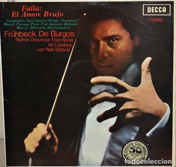 Discos de vinilo: LP El Amor Brujo - Fr&uuml;hbeck - Foto 1