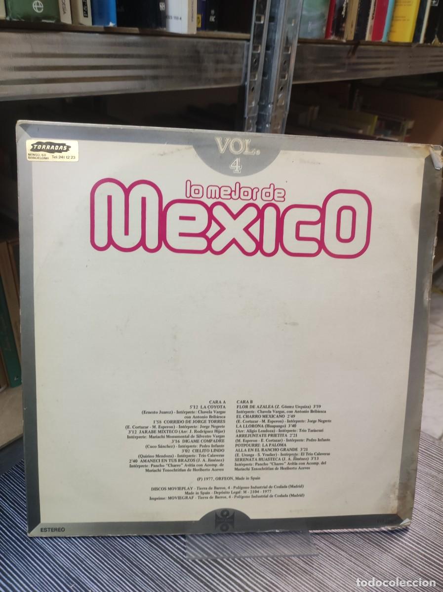 Discos de vinilo: Lo Mejor De Mexico Vol.4 - Foto 2
