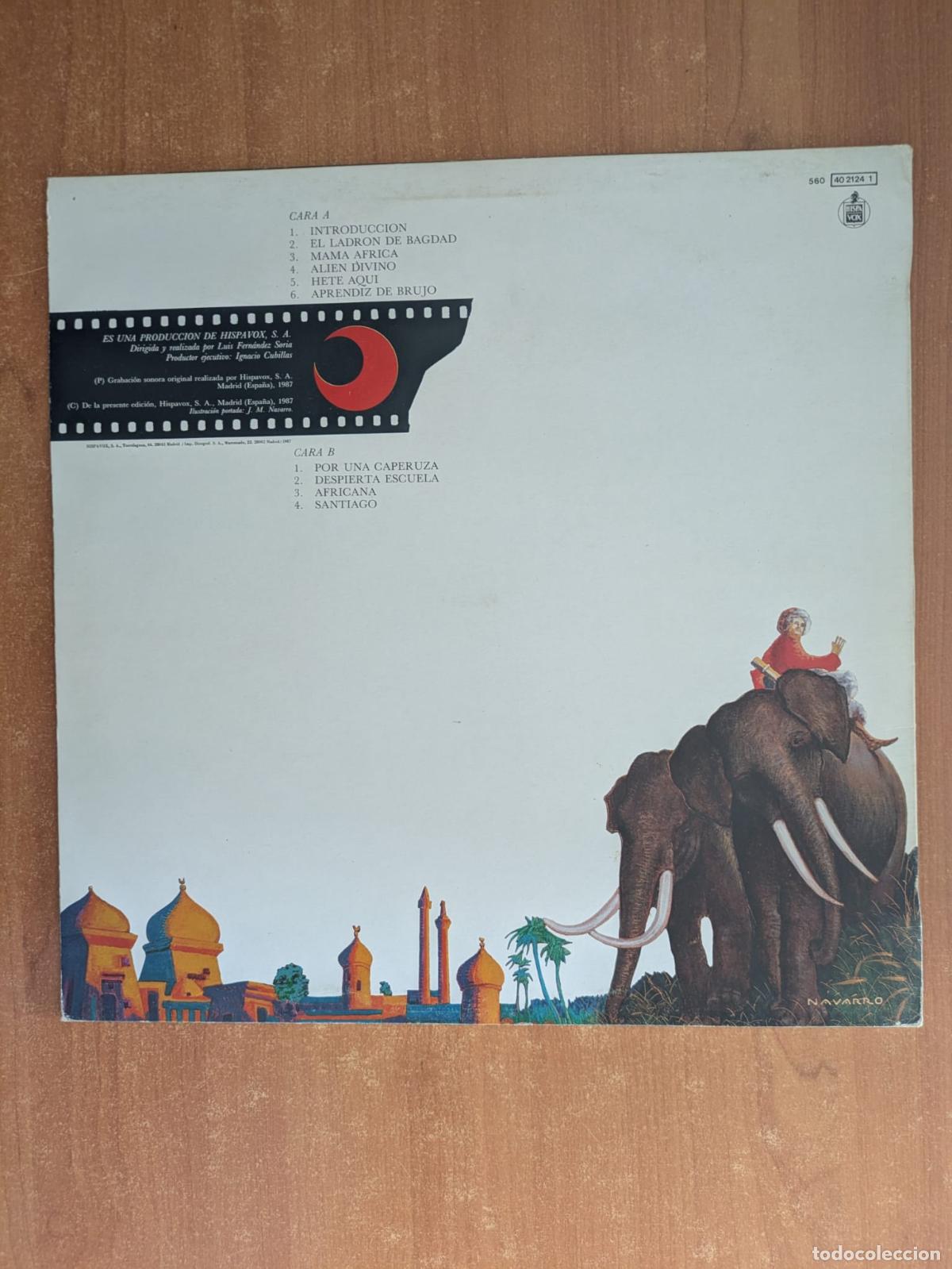 Discos de vinilo: GERMAN COPPINI. El ladr&oacute;n de Bagdad. Hispavox. A&ntilde;o 1987. - Foto 2