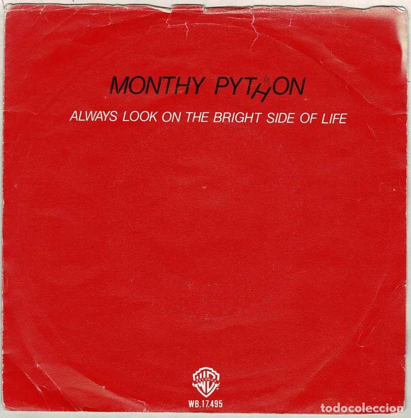 Discos de vinilo: Monthy Python - Always Look on the Bright Side of Life / Brian. Single - Foto 1