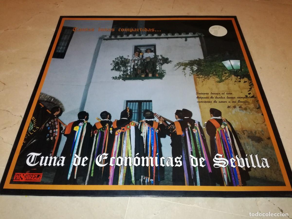 Dischi in vinile: TUNASA DE ECON&Oacute;MICAS DE SEVILLA-TANTAS LUNAS COMPARTIDAS-ORIGINAL 1990