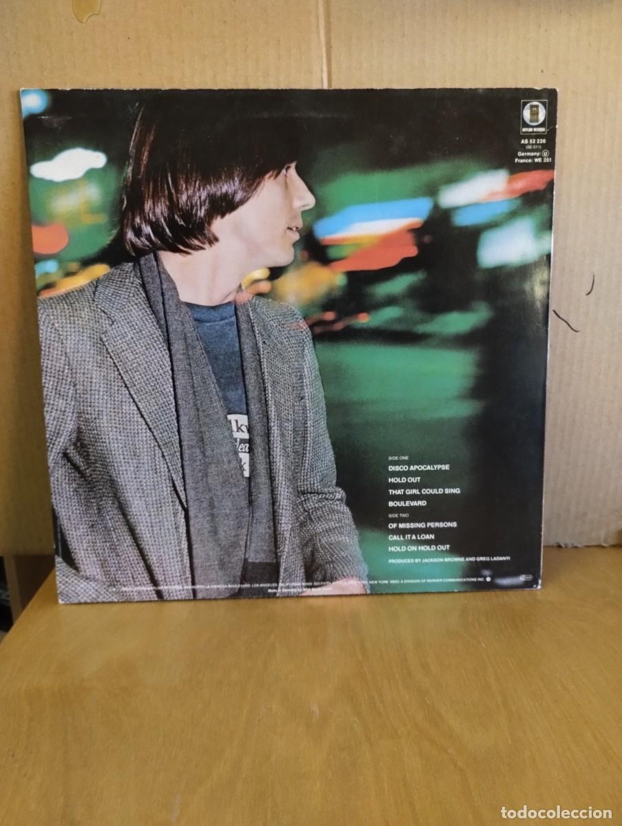 Discos de vinilo: JACKSON BROWNE ------ HOLD OUT - Foto 2
