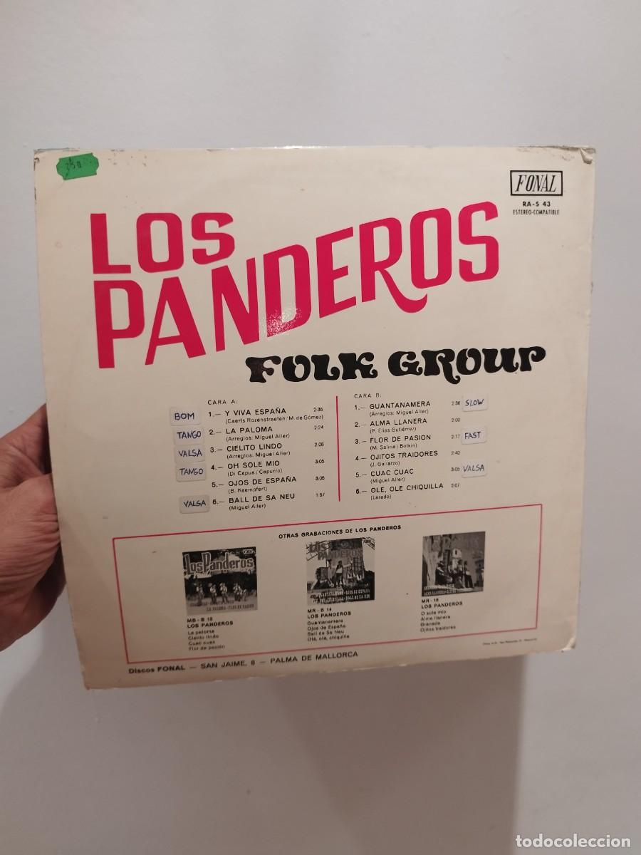 Discos de vinilo: Los panderos, vinilo lp. - Foto 3