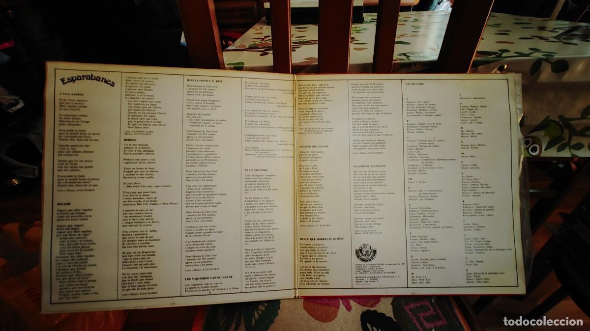 Discos de vinilo: JULIO RAMOS-LP ESPARABANES-GATEFOLD - Foto 2