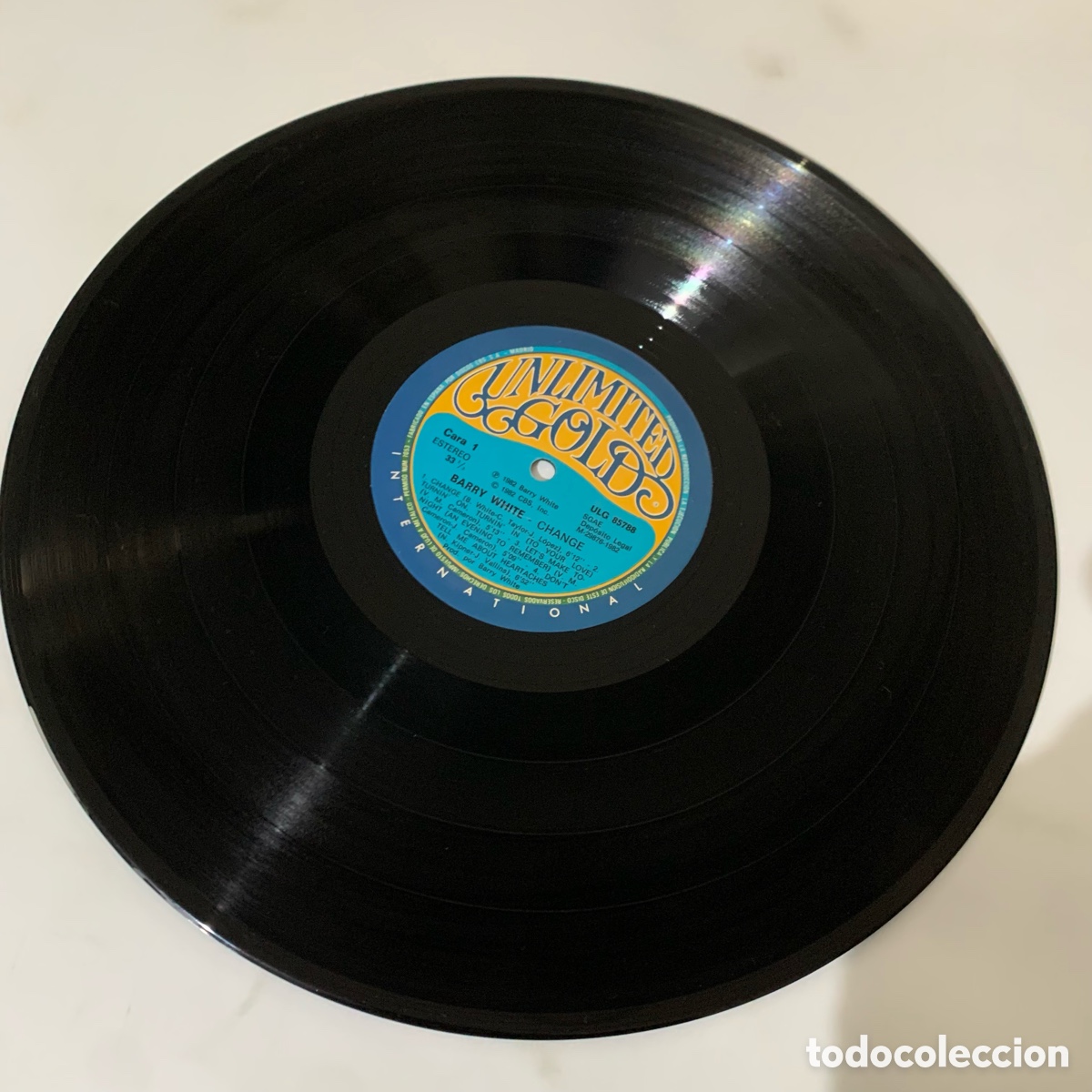 Discos de vinilo: lp Barry White &ndash; Change edicion espa&ntilde;ola de 1982 - Foto 3