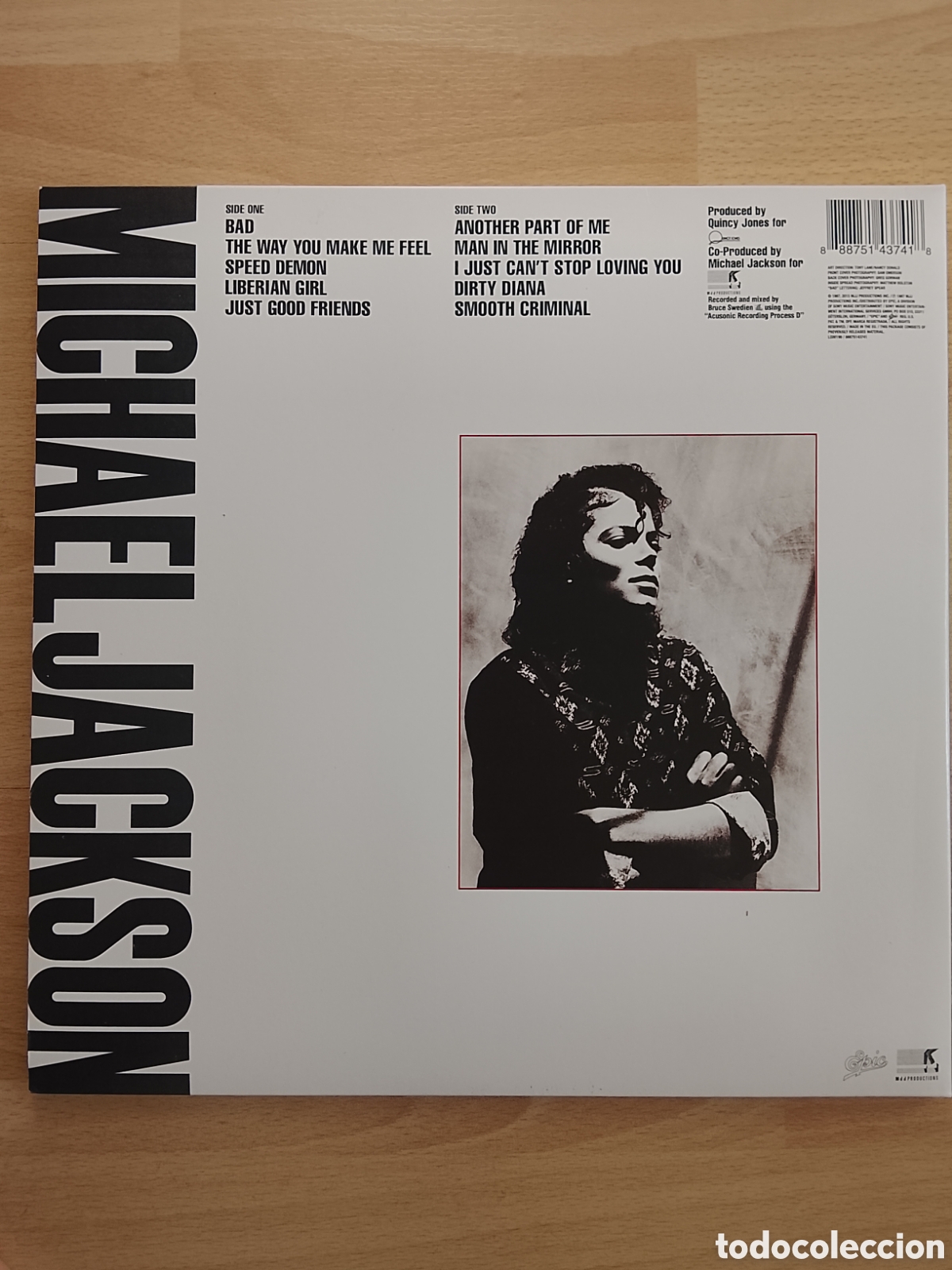 Discos de vinilo: Michael Jackson bad vinilo - Foto 2