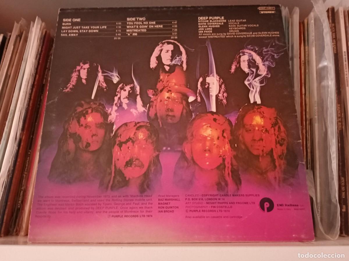 Discos de vinilo: Deep Purple &lrm;&ndash; Burn - lp Italy - Foto 2