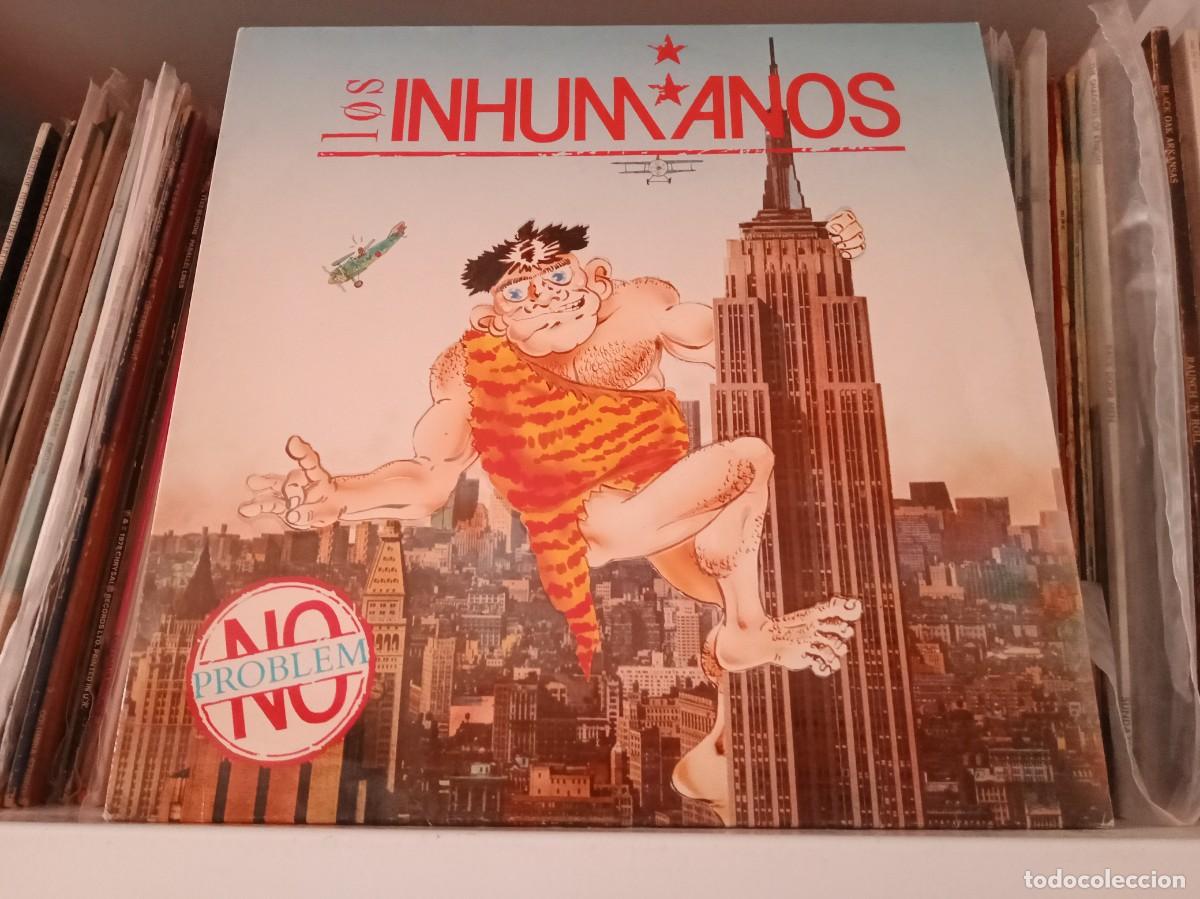 Discos de vinilo: Los Inhumanos &lrm;&ndash; No Problem - lp Spain 1990 - Foto 1