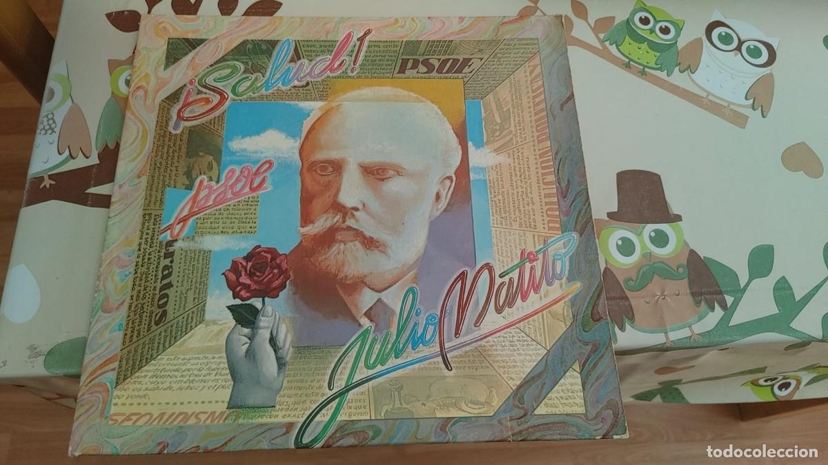 Discos de vinilo: JULIO MATITO-LP SALUD PSOE-GATEFOLD - Foto 1