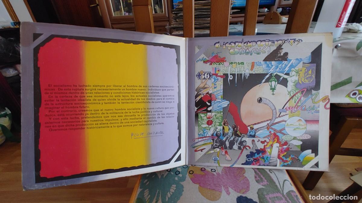 Discos de vinilo: JULIO MATITO-LP SALUD PSOE-GATEFOLD - Foto 2