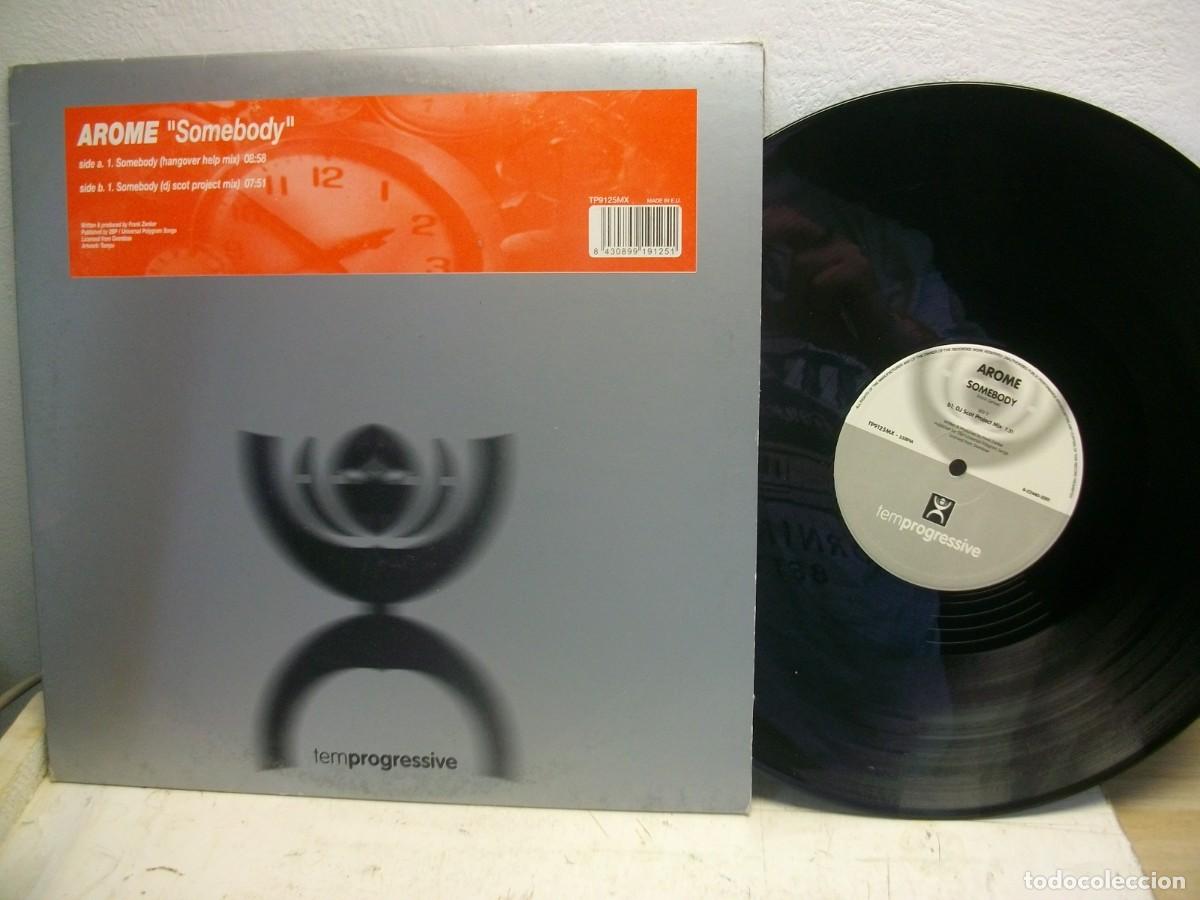 Discos de vinilo: Arome &ndash; Somebody MAXI 45 RPM - Foto 1