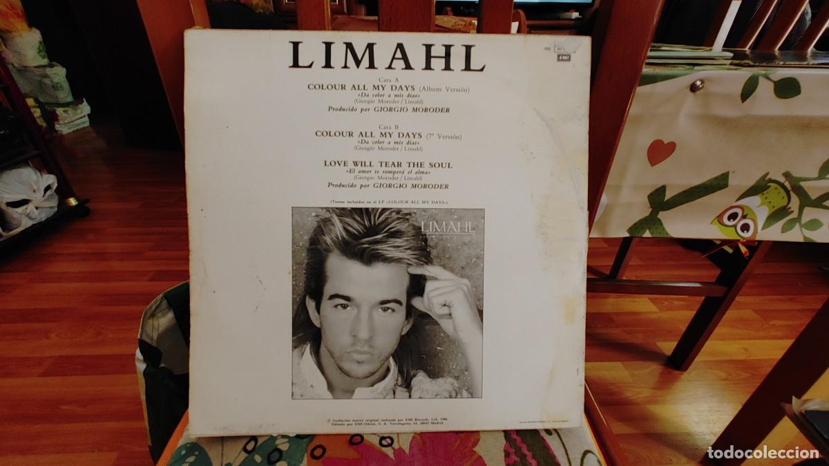 Discos de vinilo: LIMAHL-MAXI COLOUR ALL MY DAYS - Foto 2
