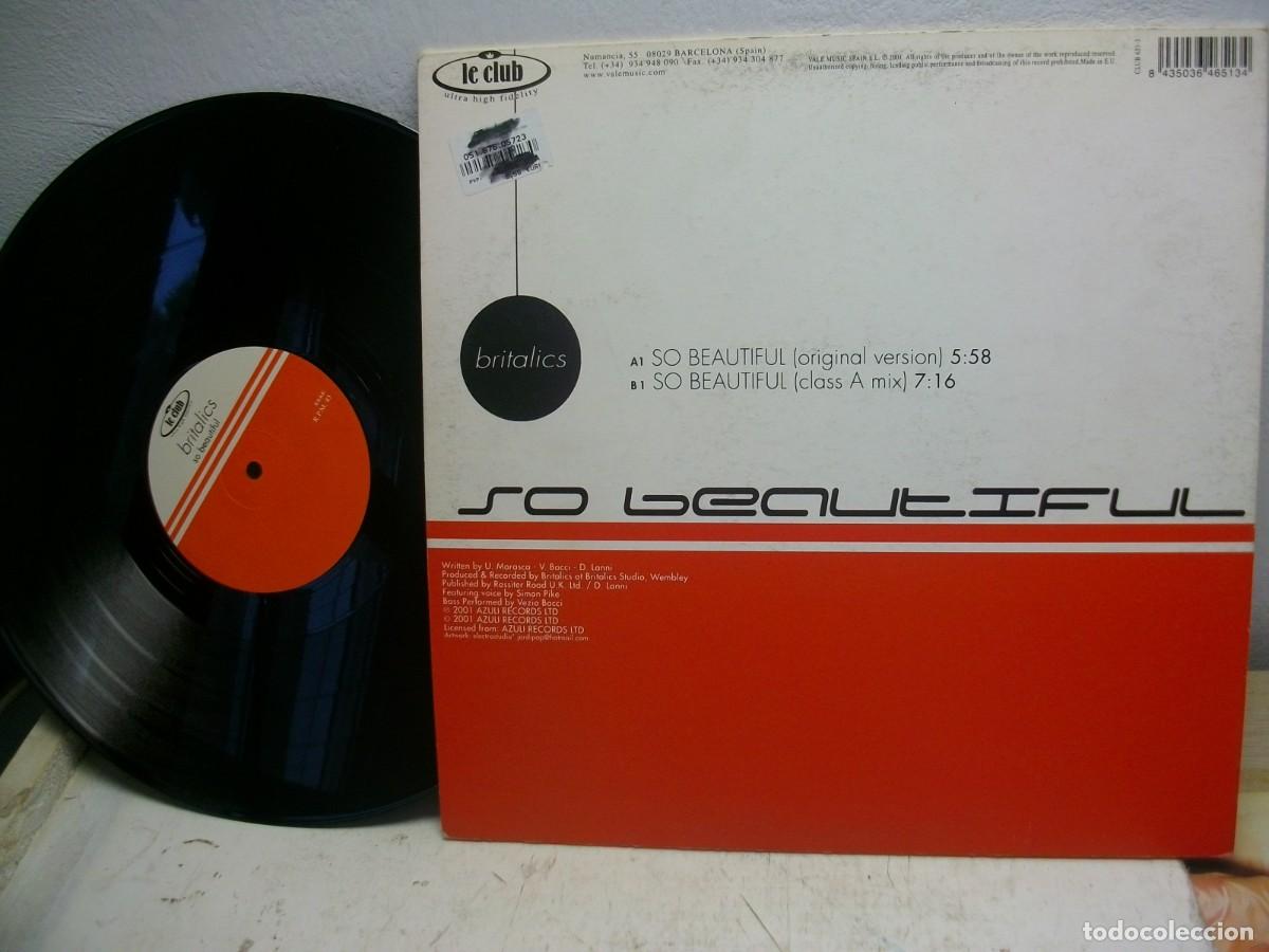 Discos de vinilo: BRITALICS SO BEATIFUL MAXI 45 RPM LP - Foto 1