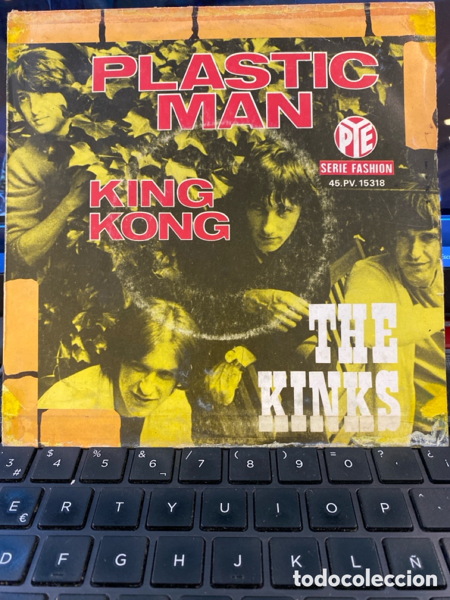 Discos de vinilo: THE KINKS - PLASTIC MAN + KING KONG SINGLE FRANCIA - Foto 1