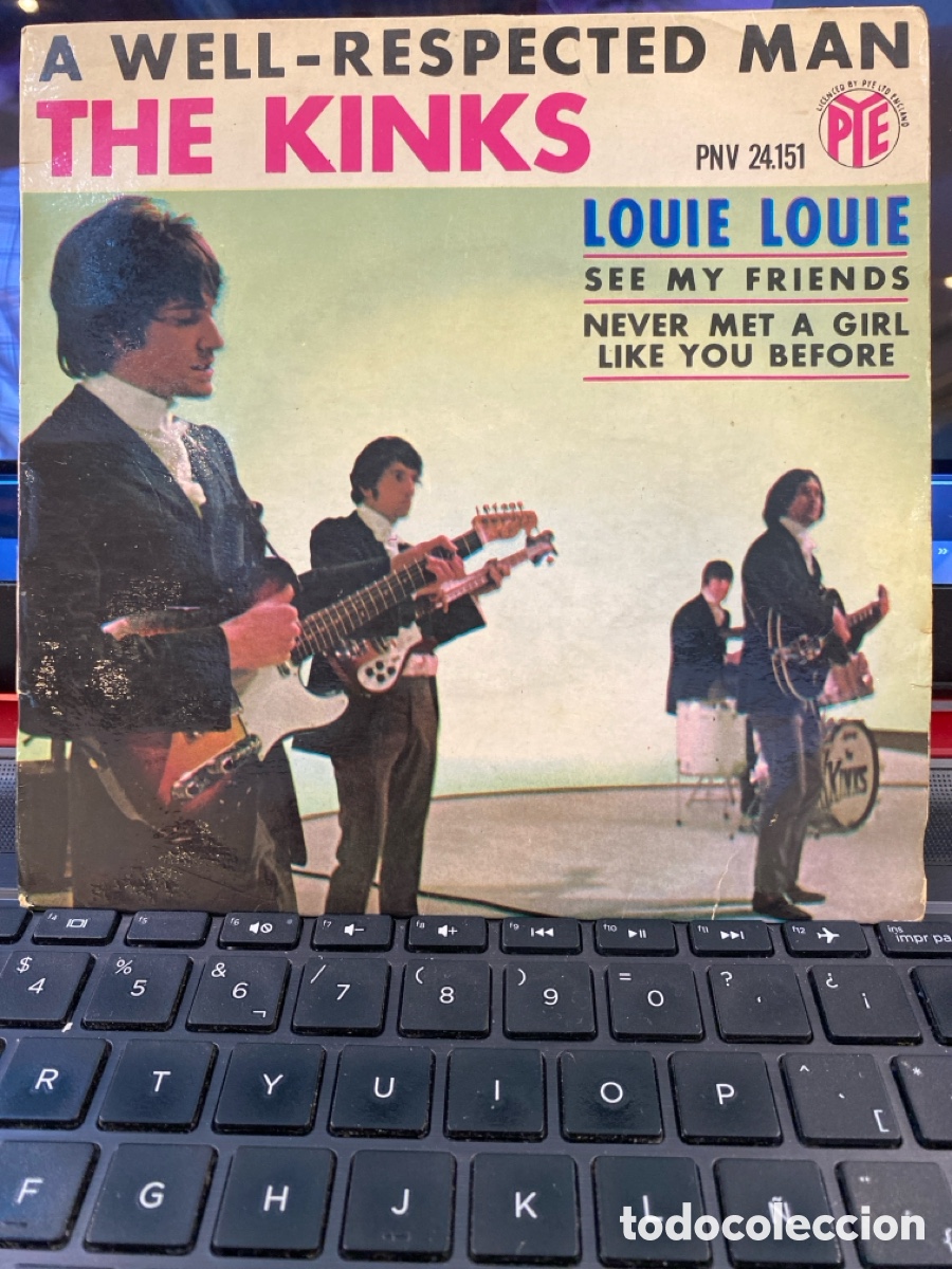 Discos de vinilo: THE KINKS - A WELL RESPECTED MAN + 3 EP FRANCIA - Foto 1
