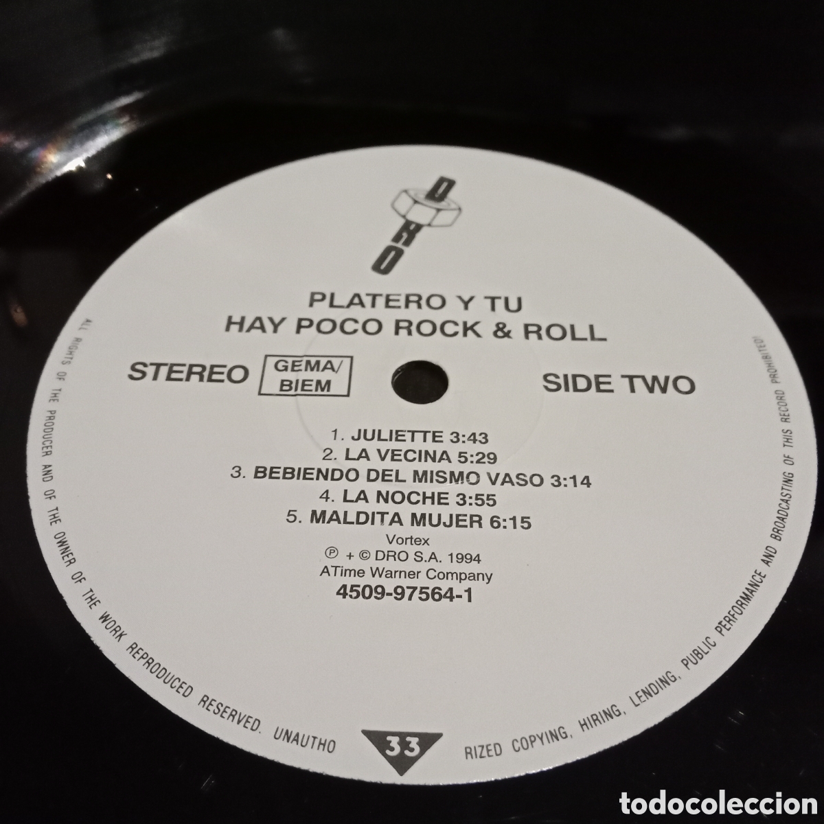 Discos de vinilo: PLATERO Y TU - HAY POCO ROCK & ROLL - LP - Foto 8