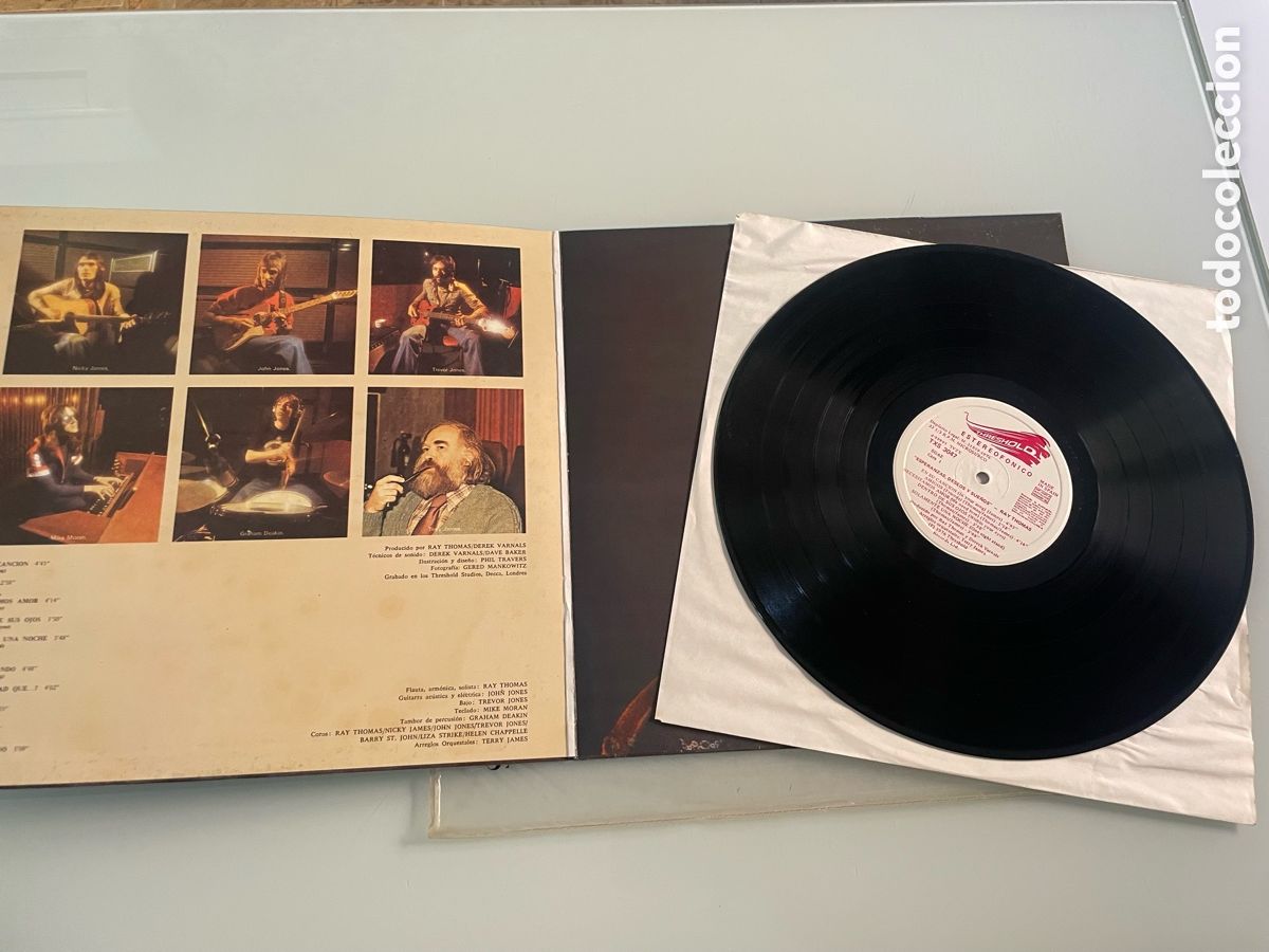 Discos de vinilo: Disco de Vinilo.- Esperanzas, Deseos y Sue&ntilde;os: Ray Thomas. Threshold. 1976 - Foto 4