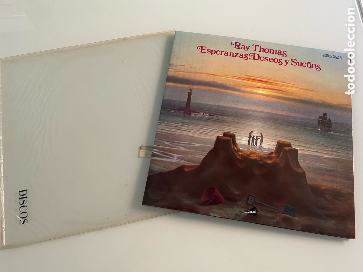 Discos de vinilo: Disco de Vinilo.- Esperanzas, Deseos y Sue&ntilde;os: Ray Thomas. Threshold. 1976 - Foto 6