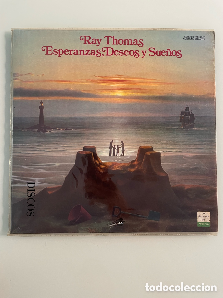 Discos de vinilo: Disco de Vinilo.- Esperanzas, Deseos y Sue&ntilde;os: Ray Thomas. Threshold. 1976 - Foto 1