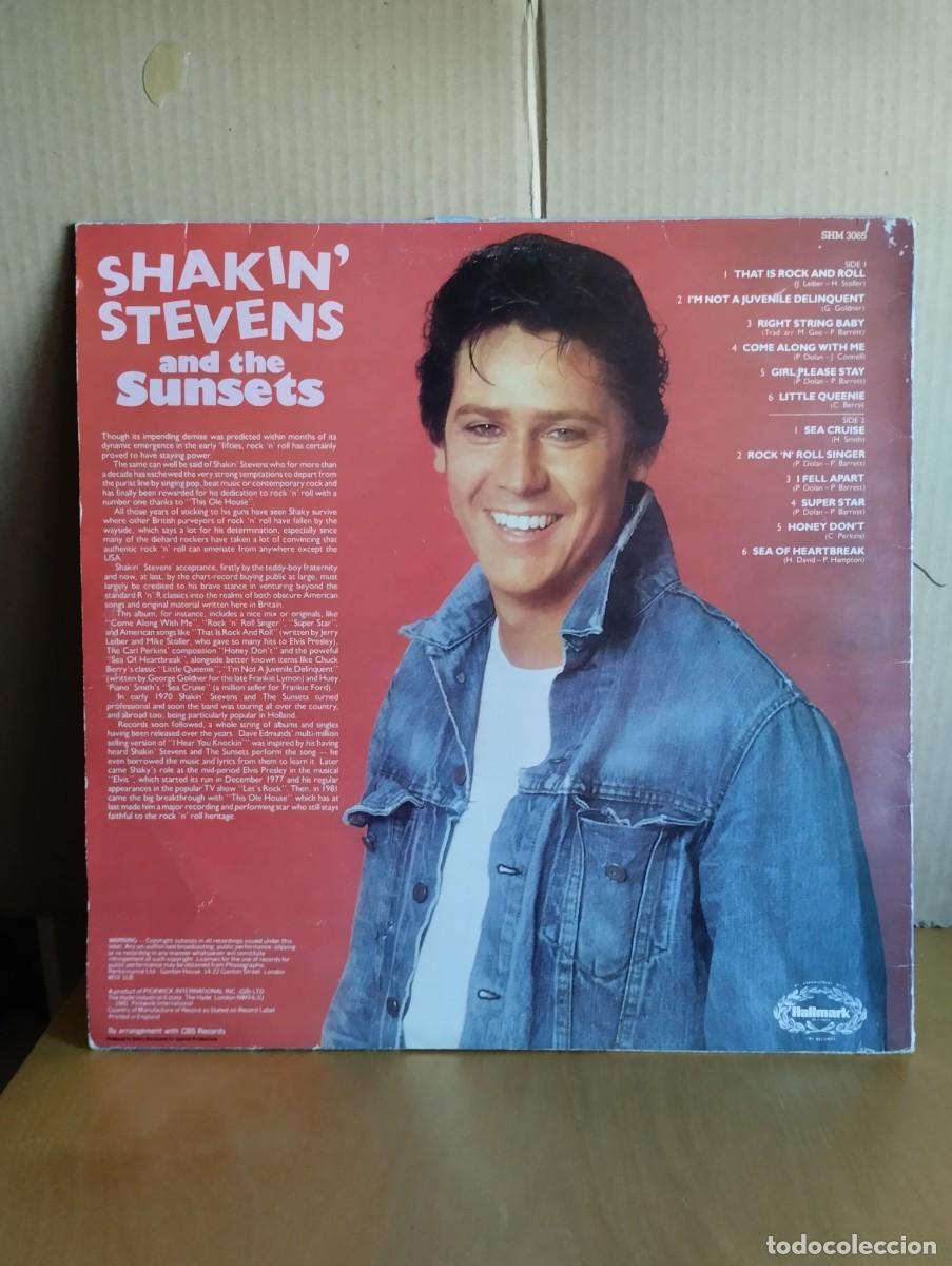Discos de vinilo: SHAKIN&acute;STEVENS ----- AND THE SUNSETS - Foto 2