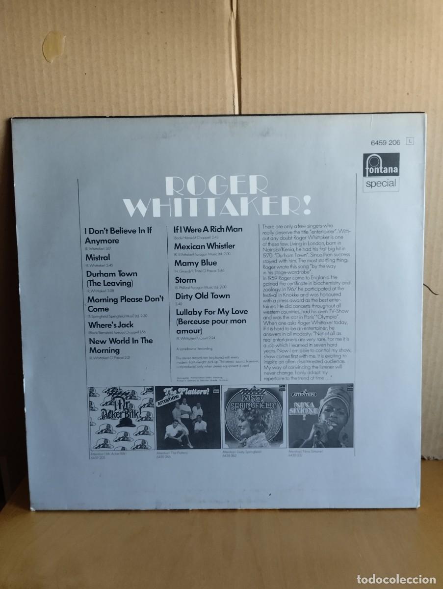 Discos de vinilo: ROGER WHITTAKER ----- ATTENTION ! - Foto 2