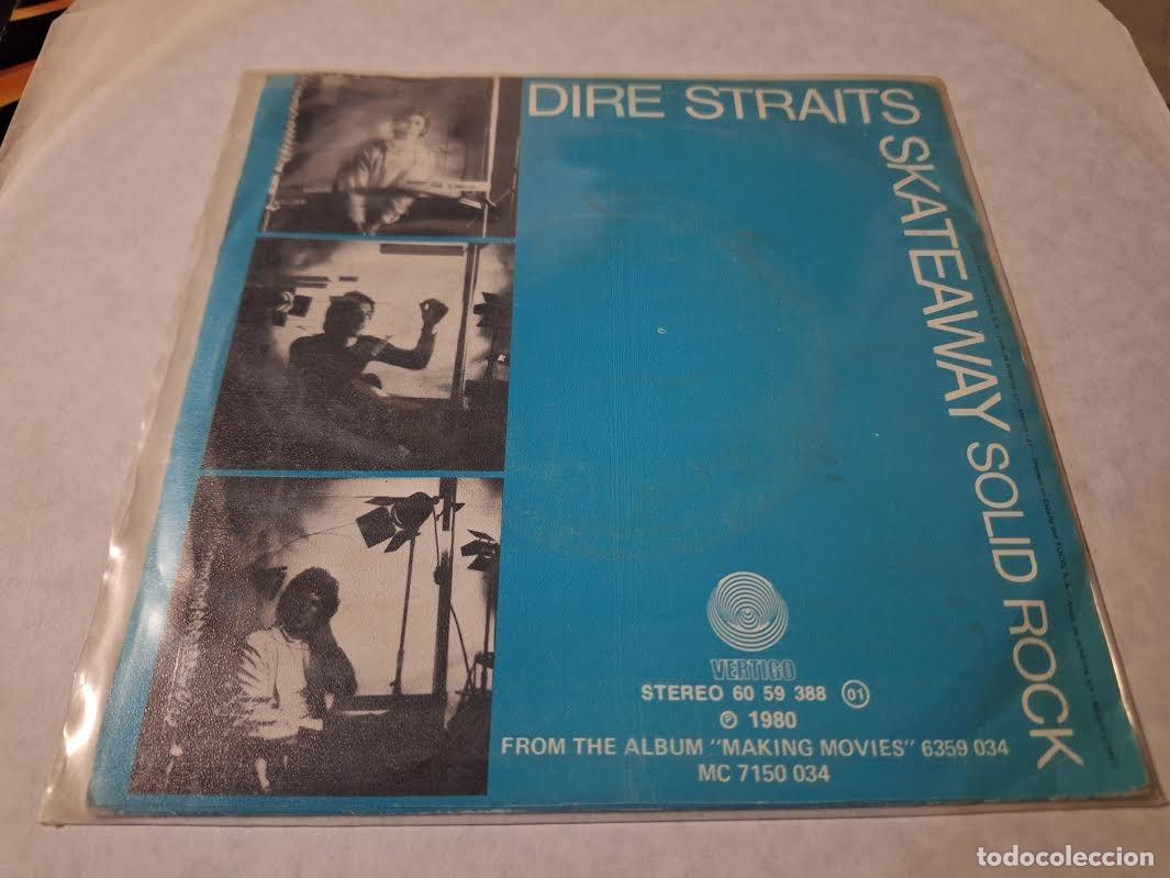 Discos de vinilo: DIRE STRAITS - SKATEAWAY / SOLID ROCK 7&rdquo; SINGLE VERTIGO 1981 - ROCK - Foto 2