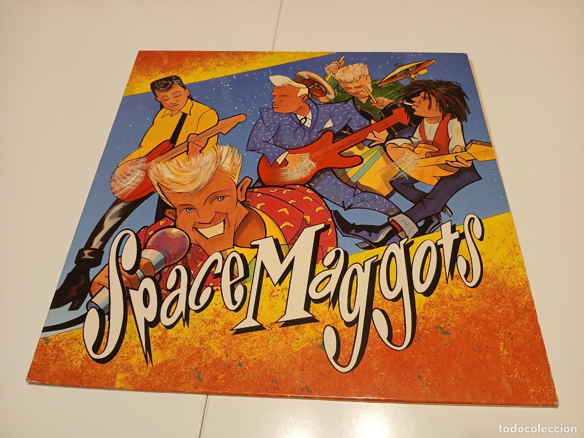 Discos de vinilo: Vinilo de Space Maggots -Yeah...leave it!- (1988) LP disco vinilo - Foto 1