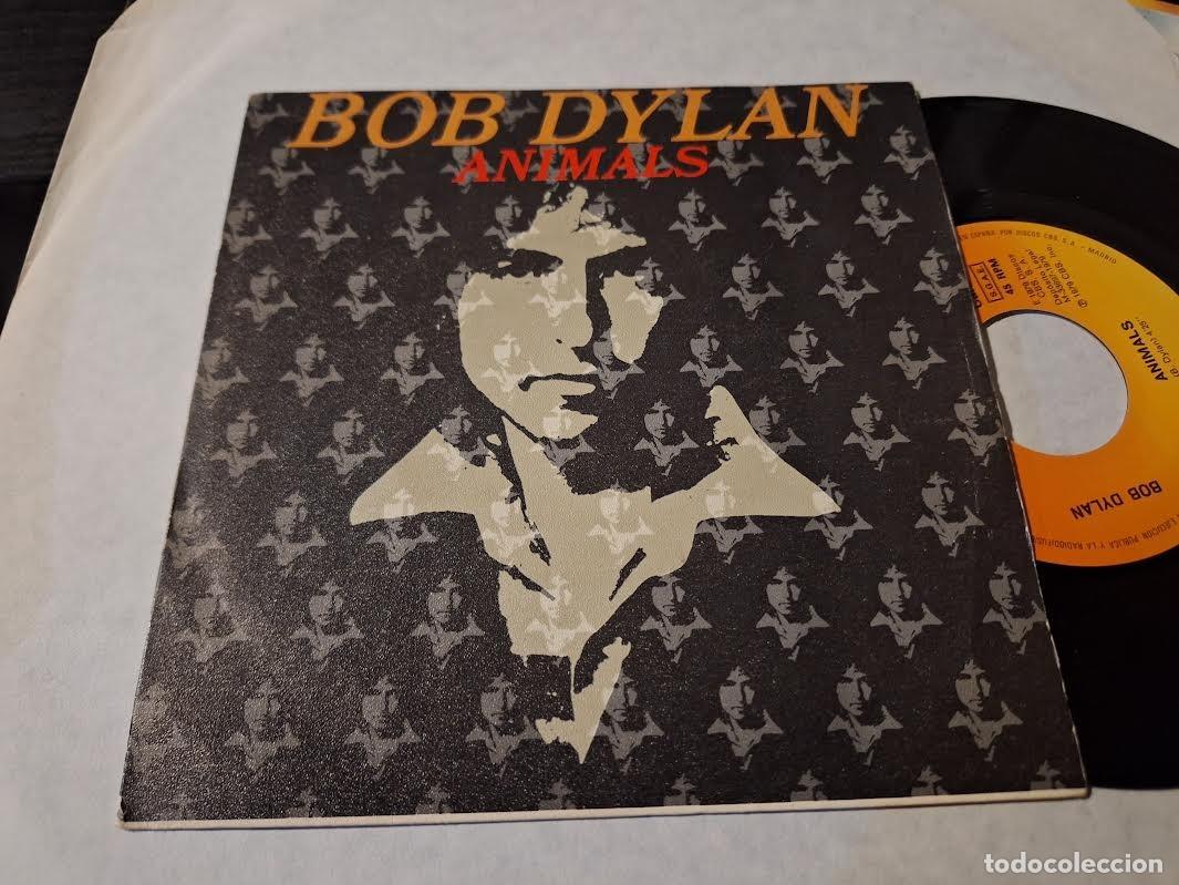 Discos de vinilo: BOB DYLAN - ANIMALS 7&rdquo; SINGLE CBS 1979 - FOLK ROCK - Foto 1
