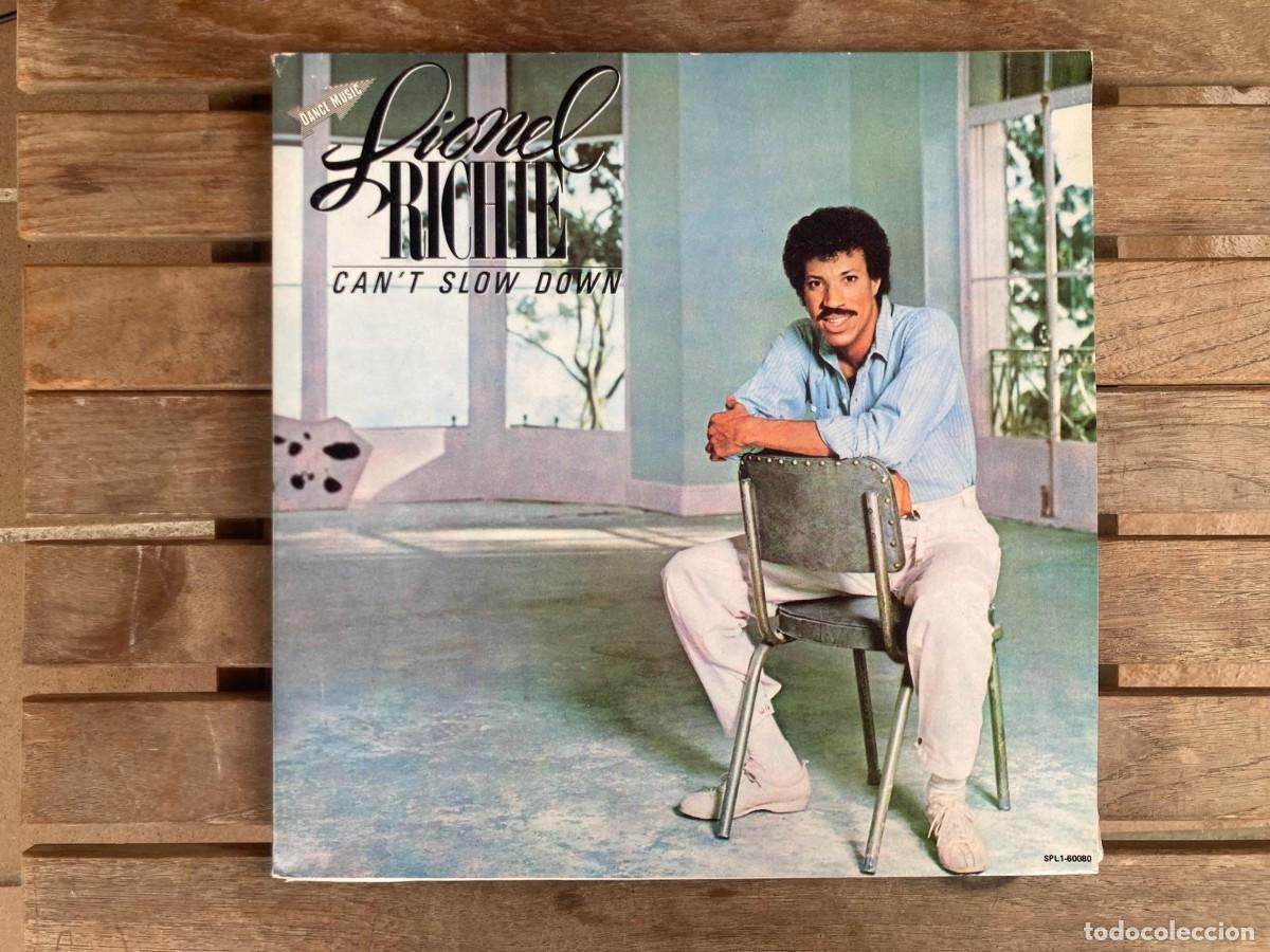 Discos de vinilo: LIONEL RICHIE - CAN&acute;T SLOW DOWN - Foto 1