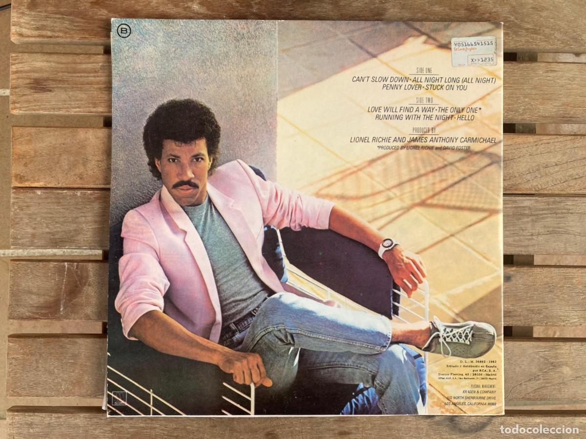 Discos de vinilo: LIONEL RICHIE - CAN&acute;T SLOW DOWN - Foto 6