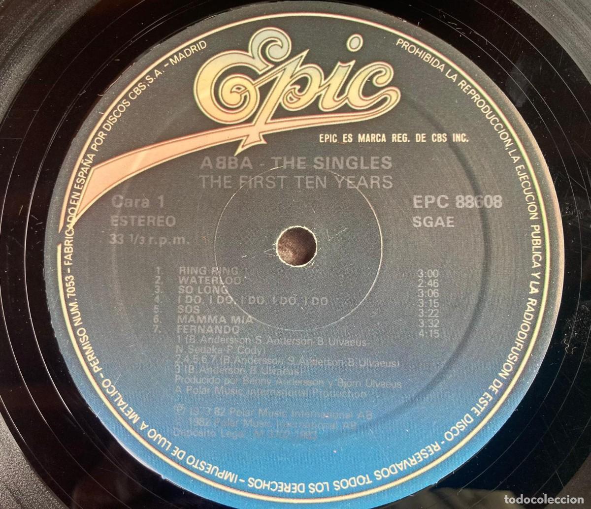 Discos de vinilo: ABBA - THE SINGLES TEN FIRST YEARS - Foto 8