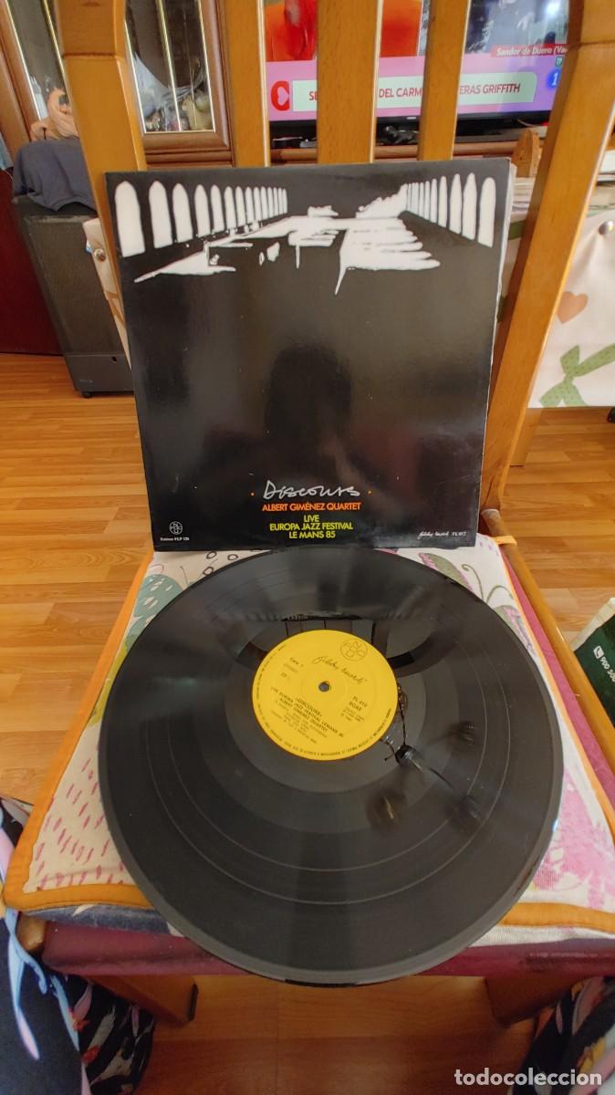 Discos de vinilo: ALBERT GIMENEZ QUARTET-LP DISCOURS-BUEN ESTADO - Foto 1