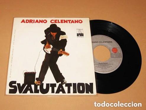 Discos de vinilo: ADRIANO CELENTANO - SVALUTATION (ROCK N ROLL) - SINGLE - 1976 - Foto 1